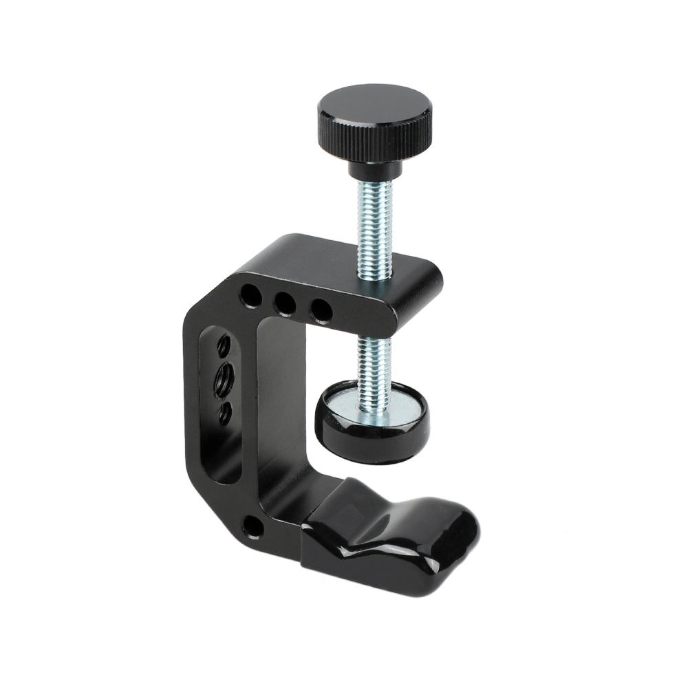 CAMVATE Universal C-Clamp Aluminum Support Clamp Desktop Mount Holder Stand with 1/4inch-20 & 3/8inch -16 Metal Female Socket
CAMVATE Universal C-Clamp Aluminum Support Clamp Desktop Mount Holder Stand with 1/4inch-20 & 3/8inch -16 Metal Female Socket