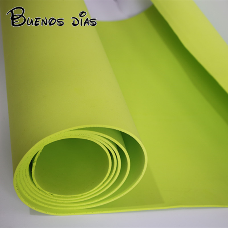 3mm thickness lemon green color Eva foam sheets,Craft eva, Easy to cut,Punch foam,Handmade Size50cm*2m cosplay material от DHgate WW