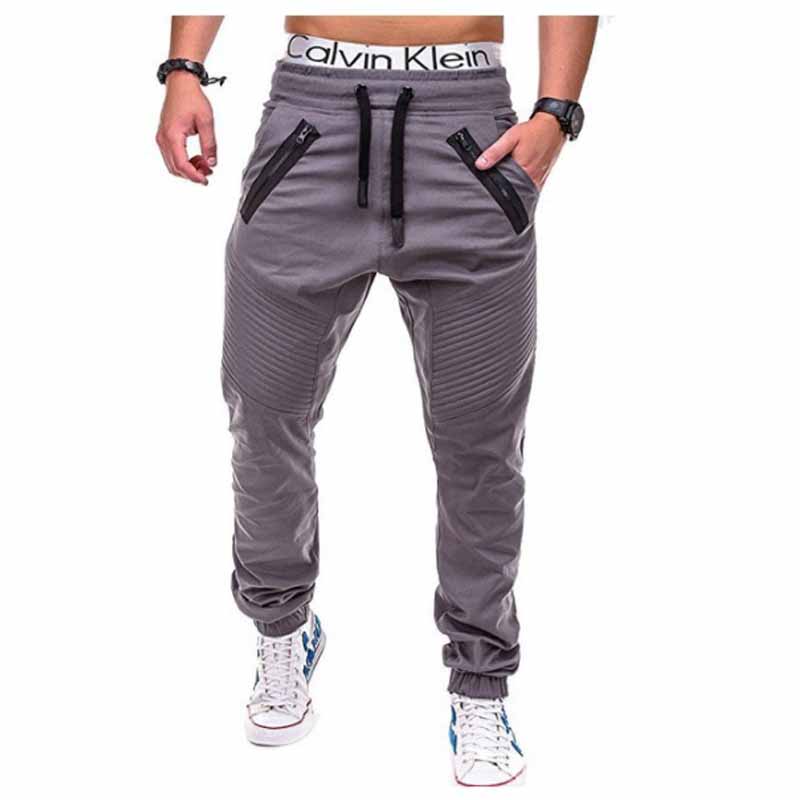 Men Pants 2018 New Fashion Brand Tooling pockets Joggers Pants Male Trousers Casual Mens Joggers Solid Sweatpants XXXL