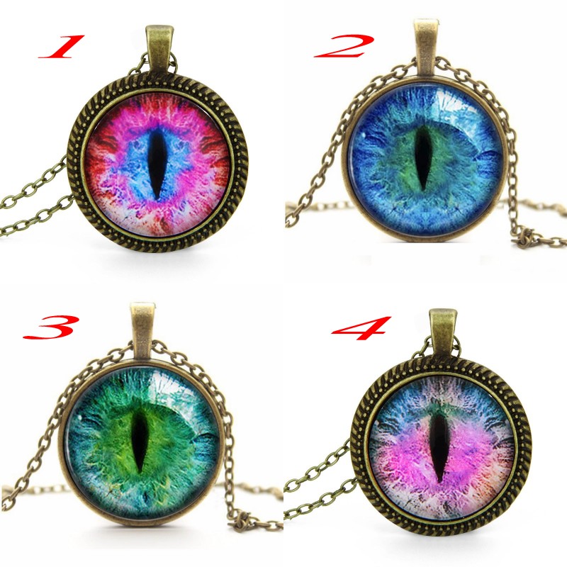 Mix-color Cat Eye Necklace Pendant New Fashion Sexy Charming Rhinestone Ethnic Necklace for Men Women Wholesale
Mix-color Cat Eye Necklace Pendant New Fashion Sexy Charming Rhinestone Ethnic Necklace for Men Women Wholesale