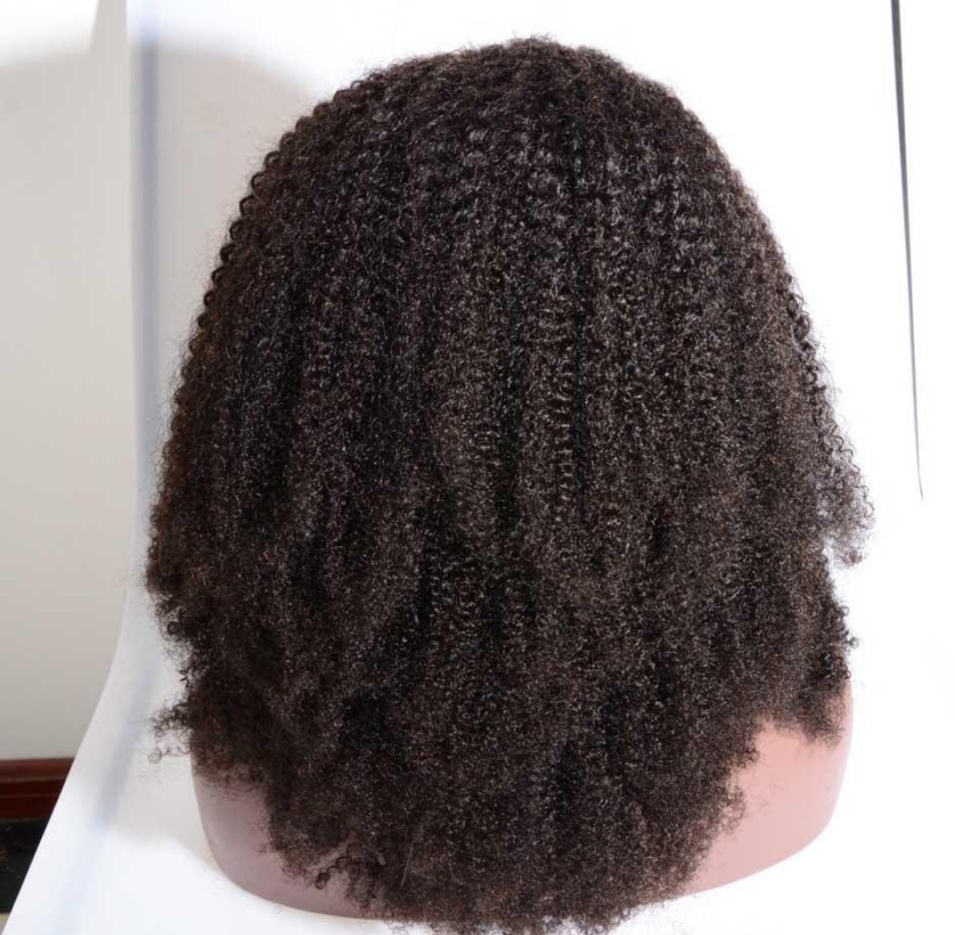 250% Density Lace Front Human Hair Wigs Mongolian Remy Kinky Curly 360 Frontal Wig With Baby Bleached Knots diva1