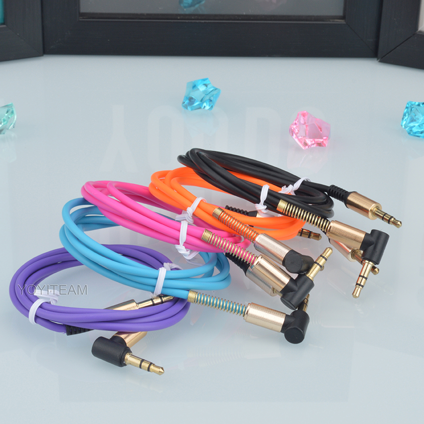 3.5mm aux cable 90° right angle head audio cable for speaker device mp3 phone radio dvd sound 1 meter multi colors male to male
3.5mm aux cable 90° right angle head audio cable for speaker device mp3 phone radio dvd sound 1 meter multi colors male to male