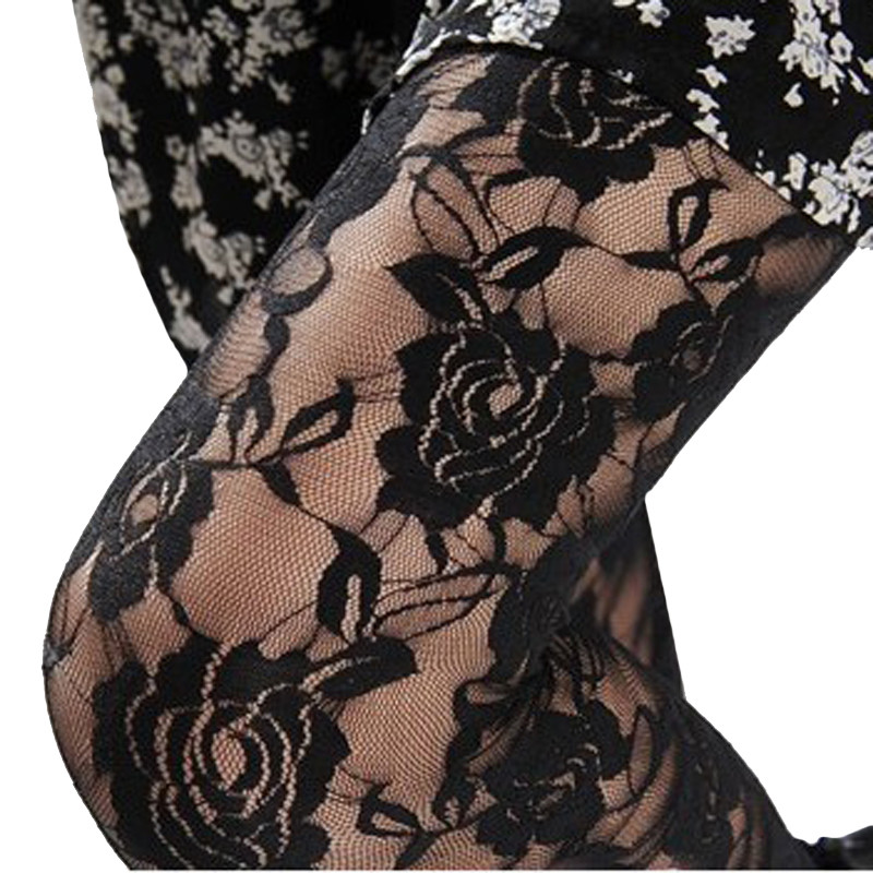 Fashion Sexy Leggings Women 2018 Punk Rock Rose Floral Mesh White Black Lace Legging Girls Skinny Perspective Pencil Pants Woman clothes
Fashion Sexy Leggings Women 2018 Punk Rock Rose Floral Mesh White Black Lace Legging Girls Skinny Perspective Pencil Pants Woman clothes