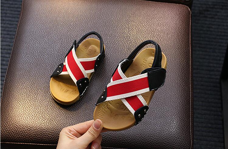 Summer Sandals Child Unisex Kids Sandal Toddler Shoes For Boy Girl Soft Tendon Bottom Sandals #25