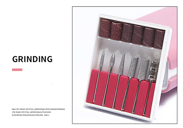 Rechargeable Portable 18W 30000RPM Electric Nail Drill Machine Acrylic File Manicure Pedicure Set