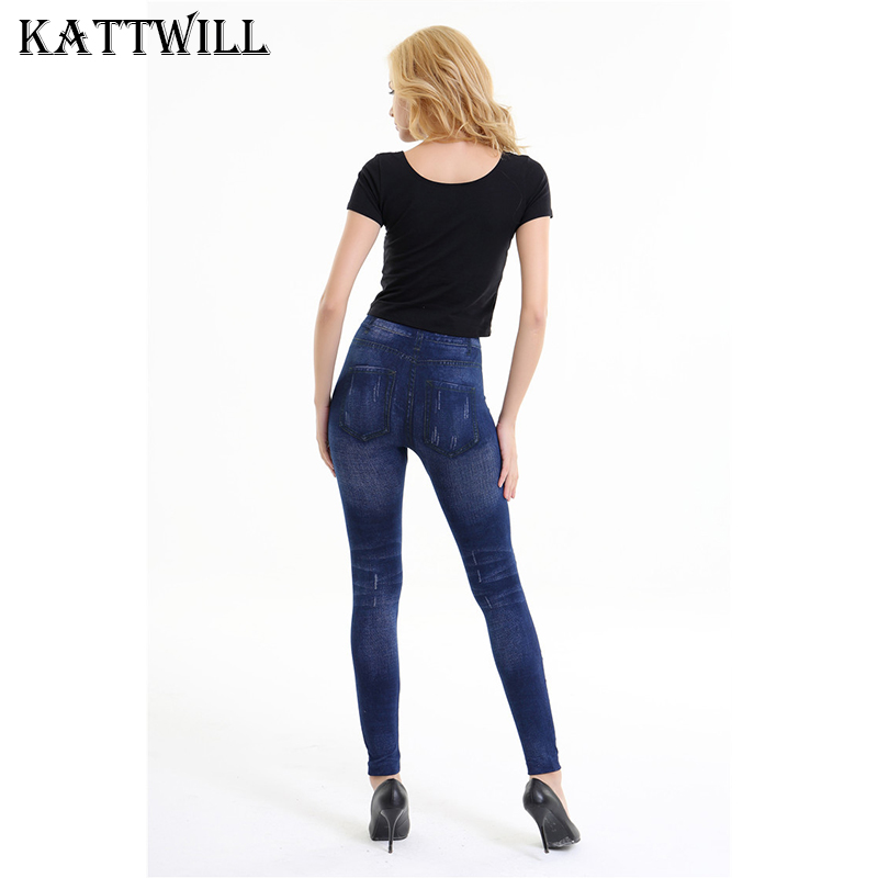 2017 Women's Leggings Jeans For Women Denim Pants With Yarn Splice Fashion Hollow Slim Jeggings Fitness Big Size Denim Leggins