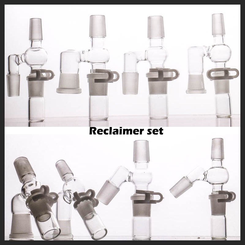 90/45 degrees smoking set for glass bong oil rig have 14 & 18 male and Female Adapter Complete new design reclaimer
90/45 degrees smoking set for glass bong oil rig have 14 & 18 male and Female Adapter Complete new design reclaimer