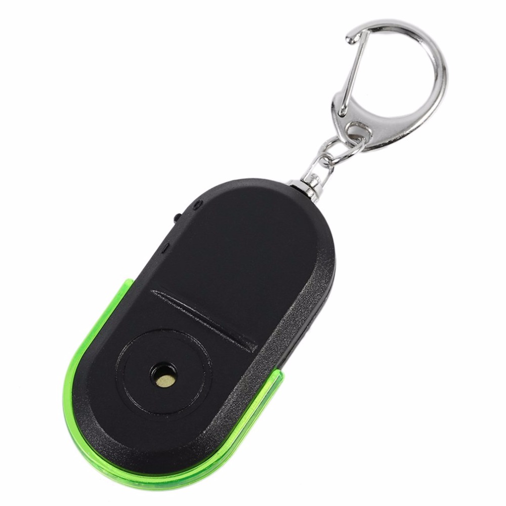 CKC 1pc Portable Size Old People Anti-Lost Alarm High quality Wireless Useful Whistle Sound LED Light Locator Key Finder Keychain