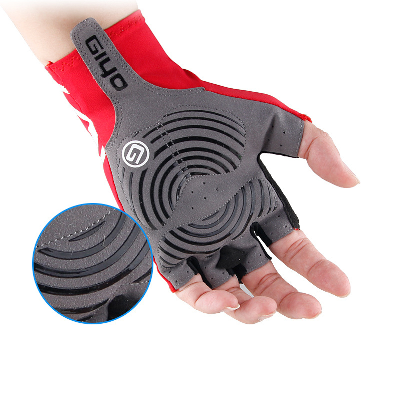 Anti Slip Gel Pad Bicycle Gloves Gel Pad Short Half Finger Cycling Gloves Breathable Outdoor Sports Men Bikes Wristbands Glov