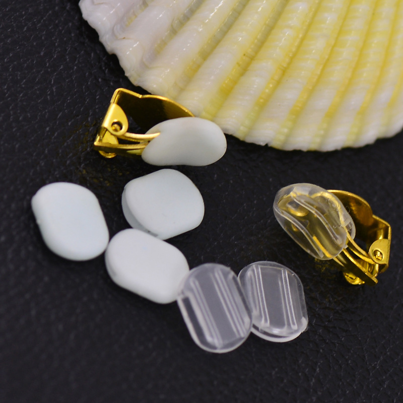 200pcs 8*10.5mm White/Clear Plastic Anti-pain pad Ear Clip Anti-pain DIY Earring Finding, Bronze;silver
200pcs 8*10.5mm White/Clear Plastic Anti-pain pad Ear Clip Anti-pain DIY Earring Finding, Bronze;silver