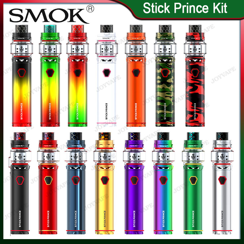 SMOK Stick Prince Kit 3000mAh With 8ml TFV12 Prince Tank Vape Pen Starter Kit Patented Locking Mechanism New Color Coming 100% Original, Red / blue /green
SMOK Stick Prince Kit 3000mAh With 8ml TFV12 Prince Tank Vape Pen Starter Kit Patented Locking Mechanism New Color Coming 100% Original, Red / blue /green