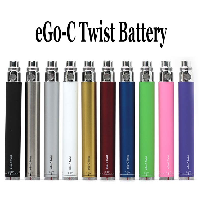 eGo-c Twist Battery Electronic Cigarette Variable Voltage 3.2-4.8V 650mah 900mah 1100mah Vision eGo Batteries
eGo-c Twist Battery Electronic Cigarette Variable Voltage 3.2-4.8V 650mah 900mah 1100mah Vision eGo Batteries