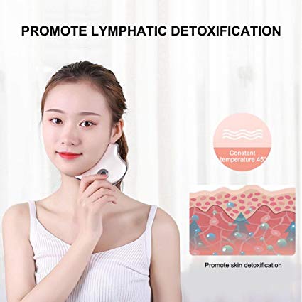 Facial Lifting Massager with Microcurrent Vibration Ion for Face and Neck Ion Skin Care Massage Pink