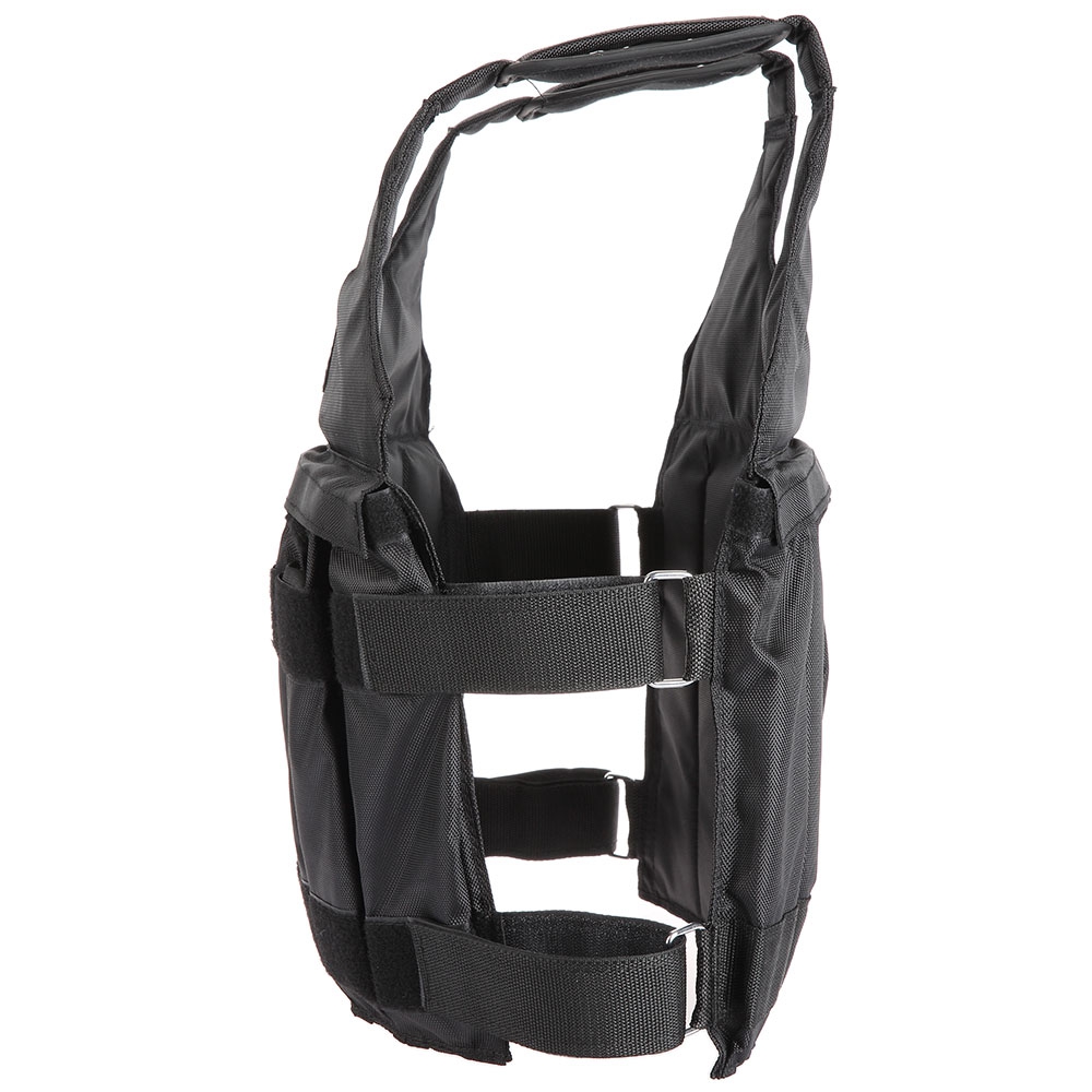 50kgLoading Weighted Vest For Boxing Running Training Body Equipment Adjustable Exercise Vest Black Jacket Swat Sanda Sparring Pro
