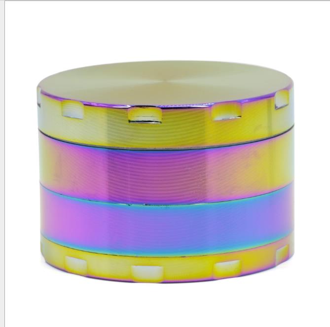 The Diameter of The 63MM 4 Layer of Rainbow Colored Zinc Alloy Chamfer Blue Tobacco Grinder
The Diameter of The 63MM 4 Layer of Rainbow Colored Zinc Alloy Chamfer Blue Tobacco Grinder