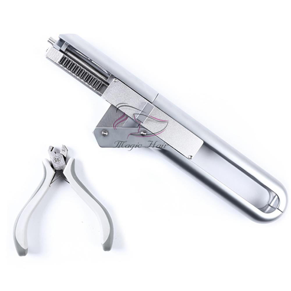 6D Human Hair Extension Machine Connector With Hair Remove Piler No-trace Quick Kit Salon Natural Real Keratin Wig Style Tool