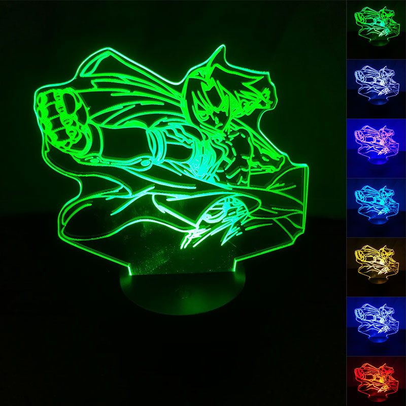 Fullmetal Alchemist Edward Elric 3D Night Lights Visual Illusion LED Changing Novelty Light for Home Decor Christmas Gift
Fullmetal Alchemist Edward Elric 3D Night Lights Visual Illusion LED Changing Novelty Light for Home Decor Christmas Gift
