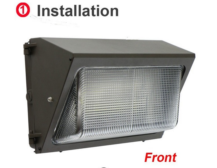 LED Wall Pack Lights 60W 80W Outdoor Wall Mounted Industrial Light Meanwell UL ETL SAA CE Equal 600W Traditional Wallpack Lamp