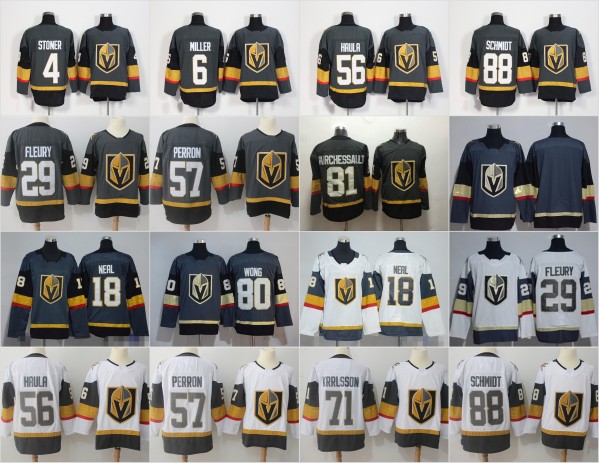 2018 Vegas Golden Knights 29 Marc-Andre Fleury 18 James Neal Tyler Wong 4 Clayton Stoner Erik Haula Nate Schmidt Colin Miller Hockey Jersey, Black;red
2018 Vegas Golden Knights 29 Marc-Andre Fleury 18 James Neal Tyler Wong 4 Clayton Stoner Erik Haula Nate Schmidt Colin Miller Hockey Jersey, Black;red