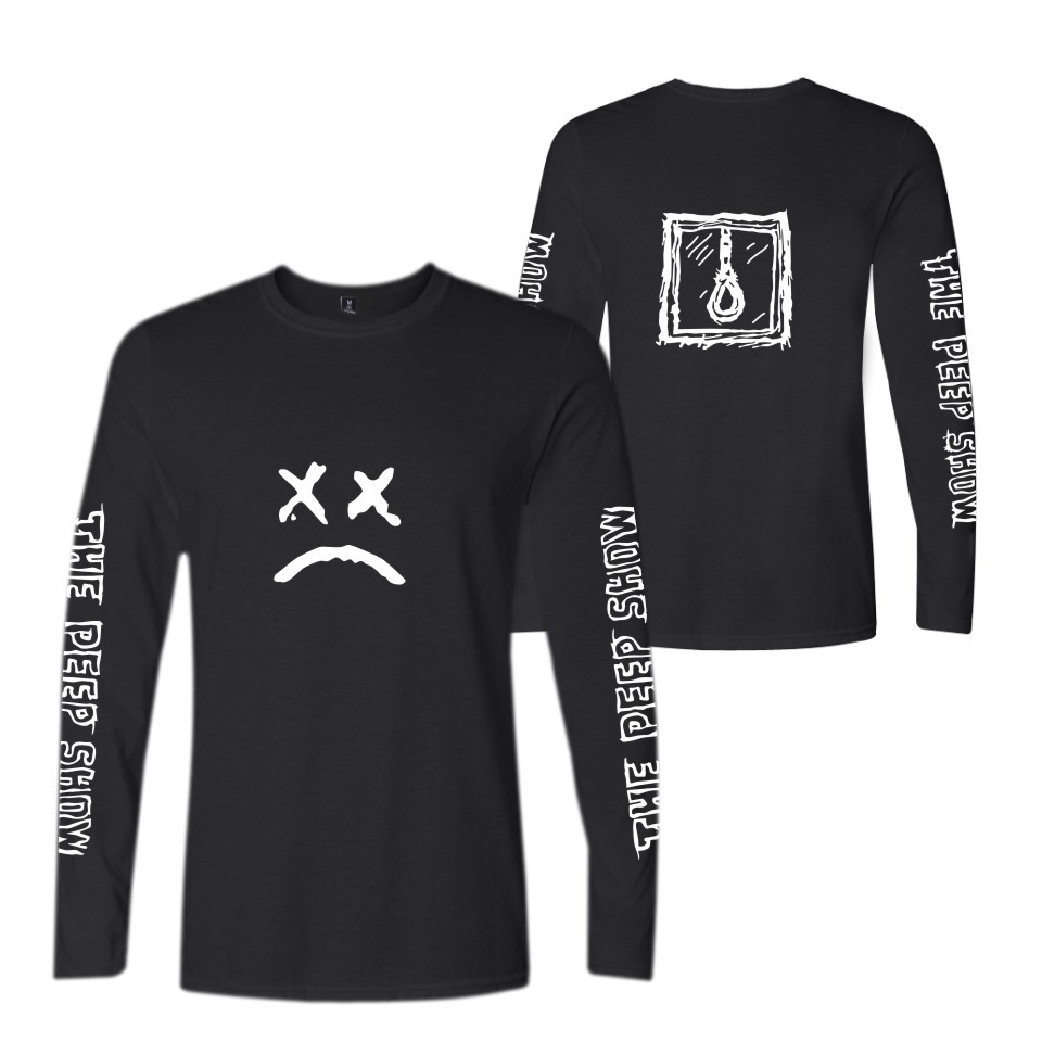 Blackday Kpop Lil Peep Spring Long Sleeve Cotton T-Shirt Men/Women Cotton Print Casual Men/Women Hip Hop T-shirt Plus Size, Navy blue
Blackday Kpop Lil Peep Spring Long Sleeve Cotton T-Shirt Men/Women Cotton Print Casual Men/Women Hip Hop T-shirt Plus Size, Navy blue