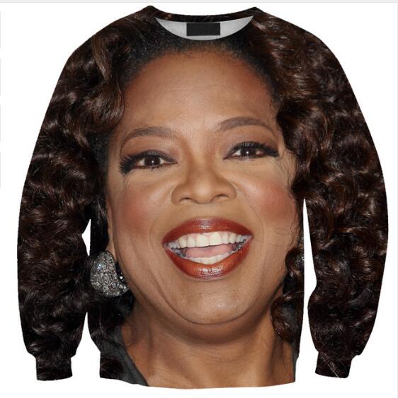 Wholesale-Newest Fashion Womens/Mens Oprah Funny 3D Print Casual Sweatshirt Tops Plus Size QQy02, Multicolor
Wholesale-Newest Fashion Womens/Mens Oprah Funny 3D Print Casual Sweatshirt Tops Plus Size QQy02, Multicolor