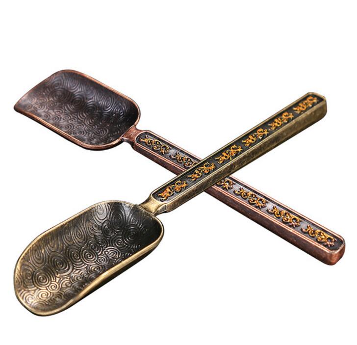 Chinese Tea spoons Copper Tea Scoop High Quality Leaves Chooser Holder High Quality Chinese Kongfu Tea Accessories Tools
Chinese Tea spoons Copper Tea Scoop High Quality Leaves Chooser Holder High Quality Chinese Kongfu Tea Accessories Tools