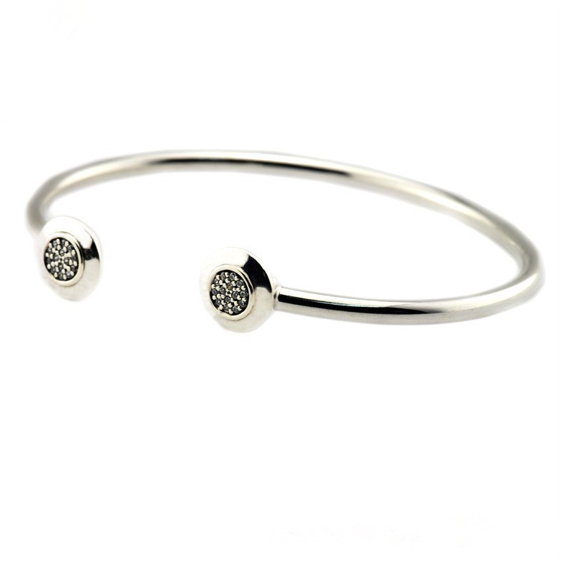 2018 Mother Day 925 Sterling Silver Jewelry Signature Silver Open Bangle With Clear CZ Jewelry Fits For women Making Pandora Bracelet
2018 Mother Day 925 Sterling Silver Jewelry Signature Silver Open Bangle With Clear CZ Jewelry Fits For women Making Pandora Bracelet