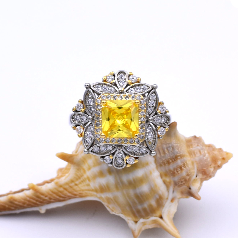 Geometric Square Yellow Crystal Zircon Ring for Women Euramerican Luxury Party Engagement Wedding Rings Jewelry bague femme
Geometric Square Yellow Crystal Zircon Ring for Women Euramerican Luxury Party Engagement Wedding Rings Jewelry bague femme