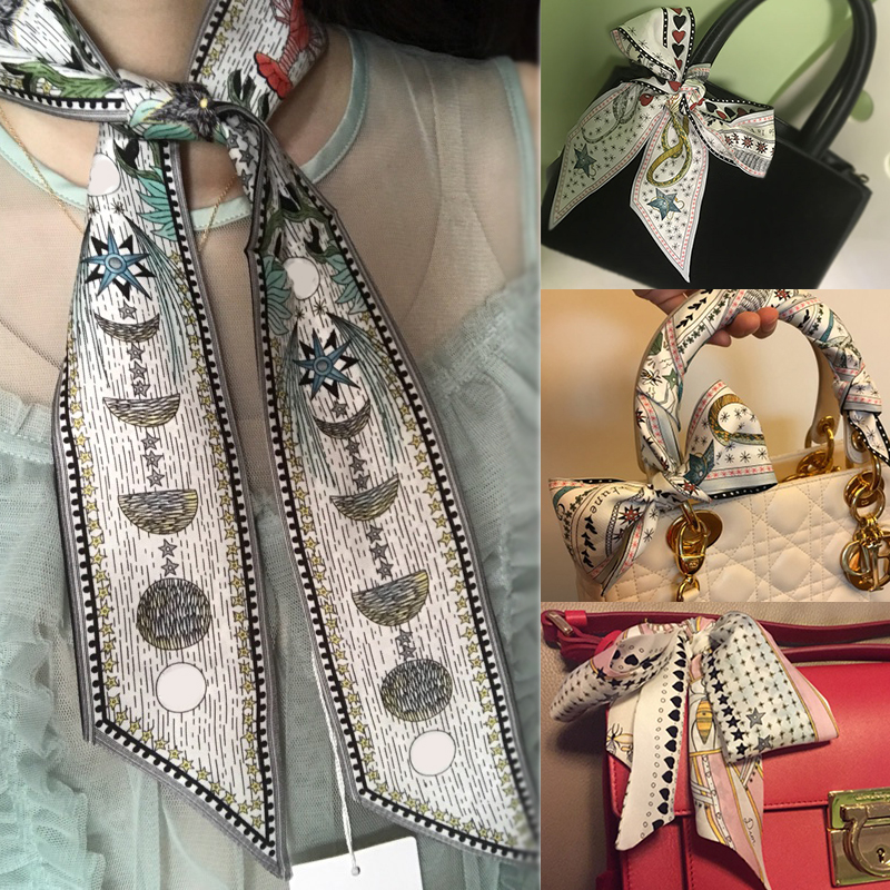 Tarot Moon Stars Print Fashion Handbag Print Small Rectangle Scarf Headband Brand Silk Scarves Female Can For Handbags
Tarot Moon Stars Print Fashion Handbag Print Small Rectangle Scarf Headband Brand Silk Scarves Female Can For Handbags