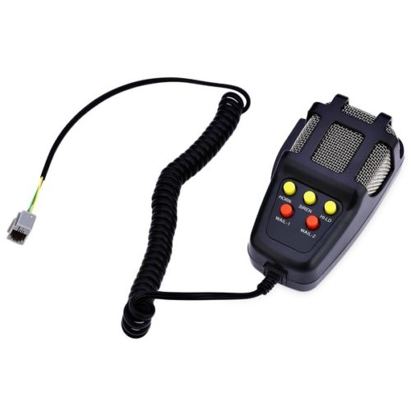 LARATH 1 set 5 Sound Loud Car Truck Speaker Warning Alarm Police Fire Siren Horn 12V 100W 105db With MIC Microphone183q