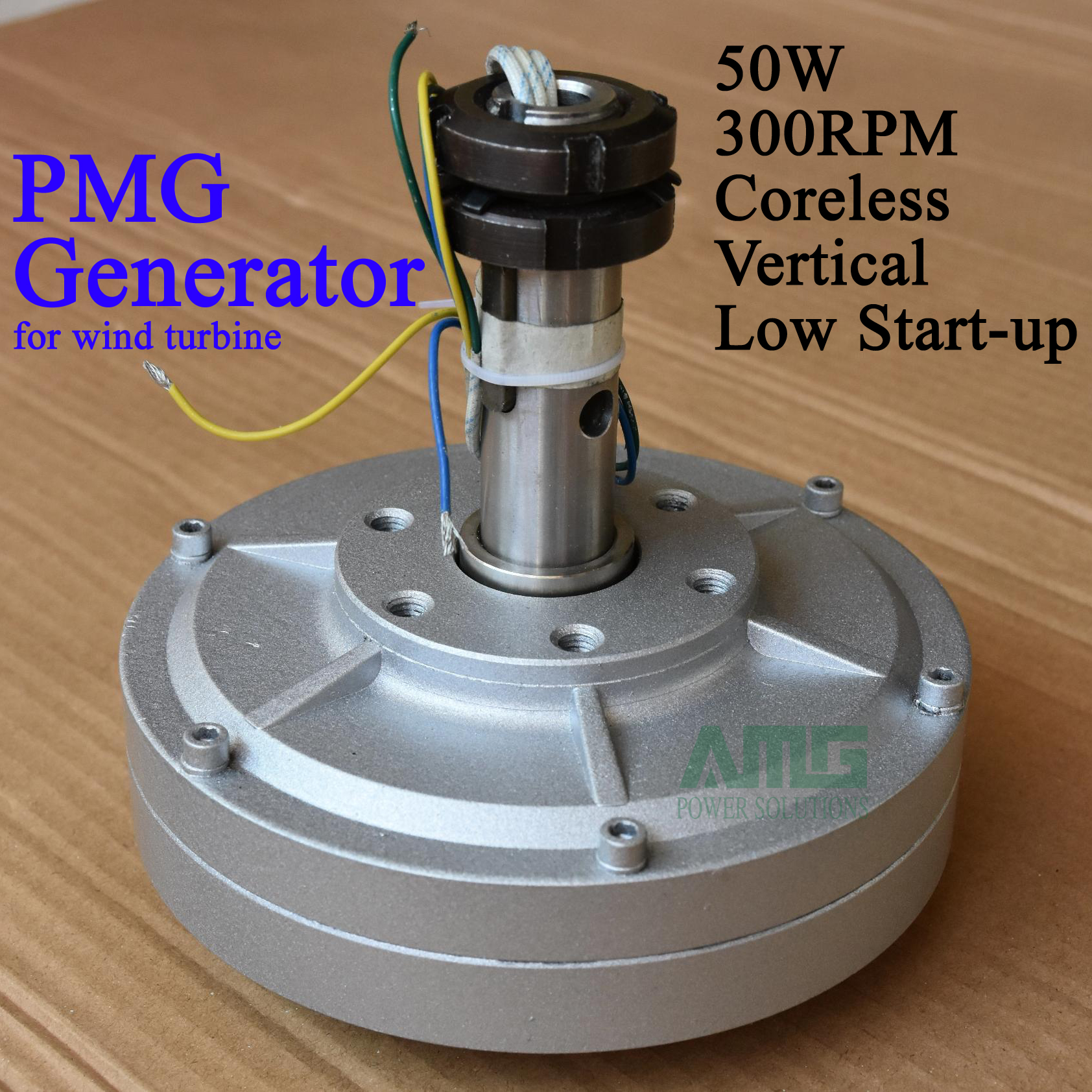 50W 300RPM 12/24Vdc Low Speed Low Start Up for DIY Permanent Magnet Coreless Generator alternator
50W 300RPM 12/24Vdc Low Speed Low Start Up for DIY Permanent Magnet Coreless Generator alternator