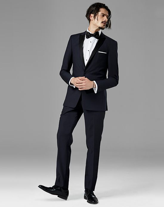 New Best Selling Black Mens Wedding Suits Custom Made Slim Fit Wedding Groom Tuxedos For Men Groom Suits Bridegroom (Jacket+Pants+Bow Tie)