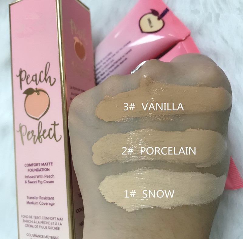 Dropshipping Hot makeup Foundation Peach perfect comfort matte foundation 3colors 48ml Face cream Foundation
Dropshipping Hot makeup Foundation Peach perfect comfort matte foundation 3colors 48ml Face cream Foundation