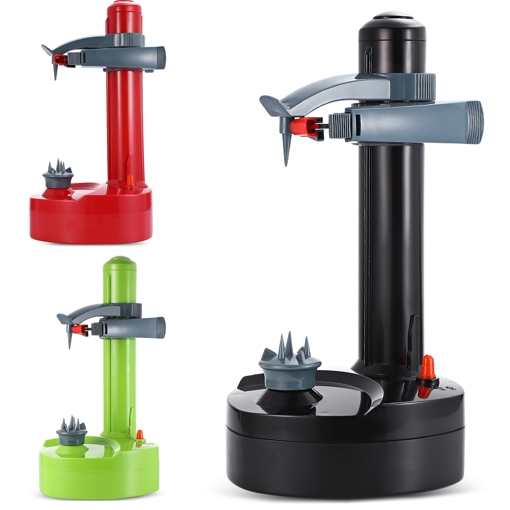 Electric peeler Multifunction Automatic Stainless Steel Electric Peeler For Fruit Vegetables With Two Spare Blades Potato Peeling 8704042