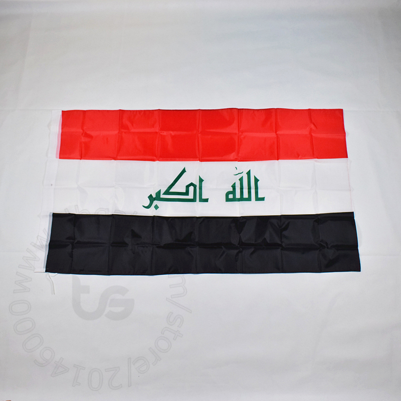 Iraq national flag Free shipping 3x5 FT/ 90*150cm Hanging Iraq National flag Home Decoration flag banner
Iraq national flag Free shipping 3x5 FT/ 90*150cm Hanging Iraq National flag Home Decoration flag banner