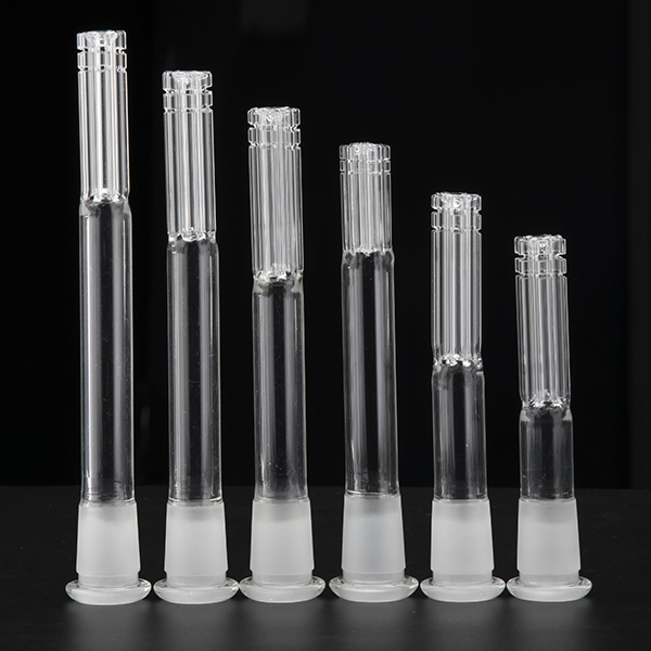 Glass Downstem With 6 Armed Connector 14mm Female To 18mm Male 14F-18M Glass Tube Frosted Joint Dropdown Glass Water Pipe
Glass Downstem With 6 Armed Connector 14mm Female To 18mm Male 14F-18M Glass Tube Frosted Joint Dropdown Glass Water Pipe