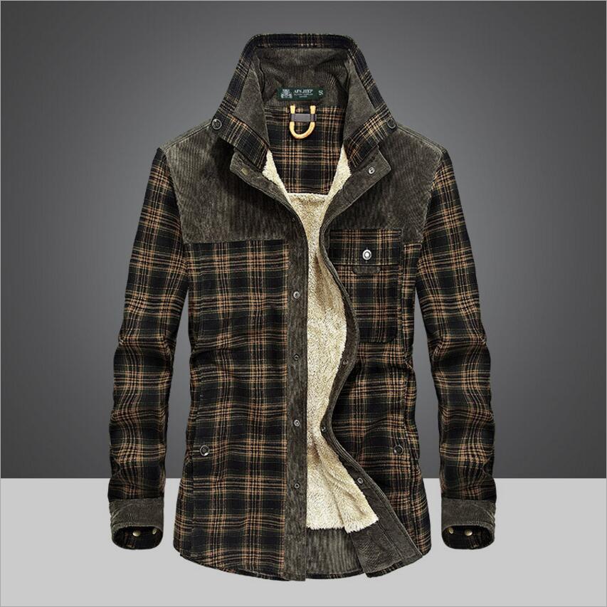 2018 Autumn Winter New Men 100% Cotton Liner Casual Shirts Outerwear Plaid Thick Wool Liner Autumn Winter Shirt plus size -2XL
2018 Autumn Winter New Men 100% Cotton Liner Casual Shirts Outerwear Plaid Thick Wool Liner Autumn Winter Shirt plus size -2XL