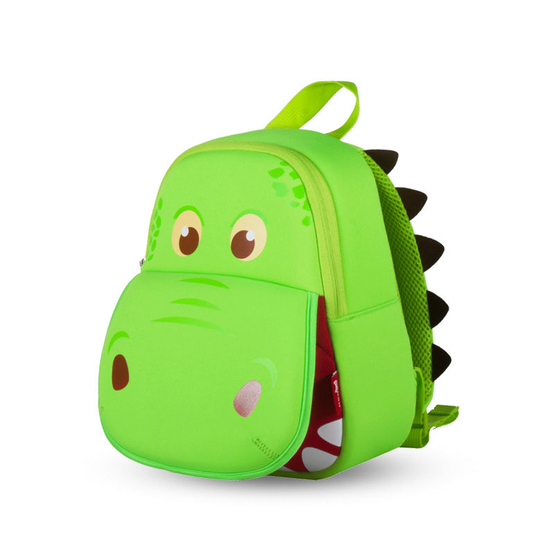 Hippo cartoon student School Bag School season children Backpacks 28*26*12cm Shoulders bag C4859
