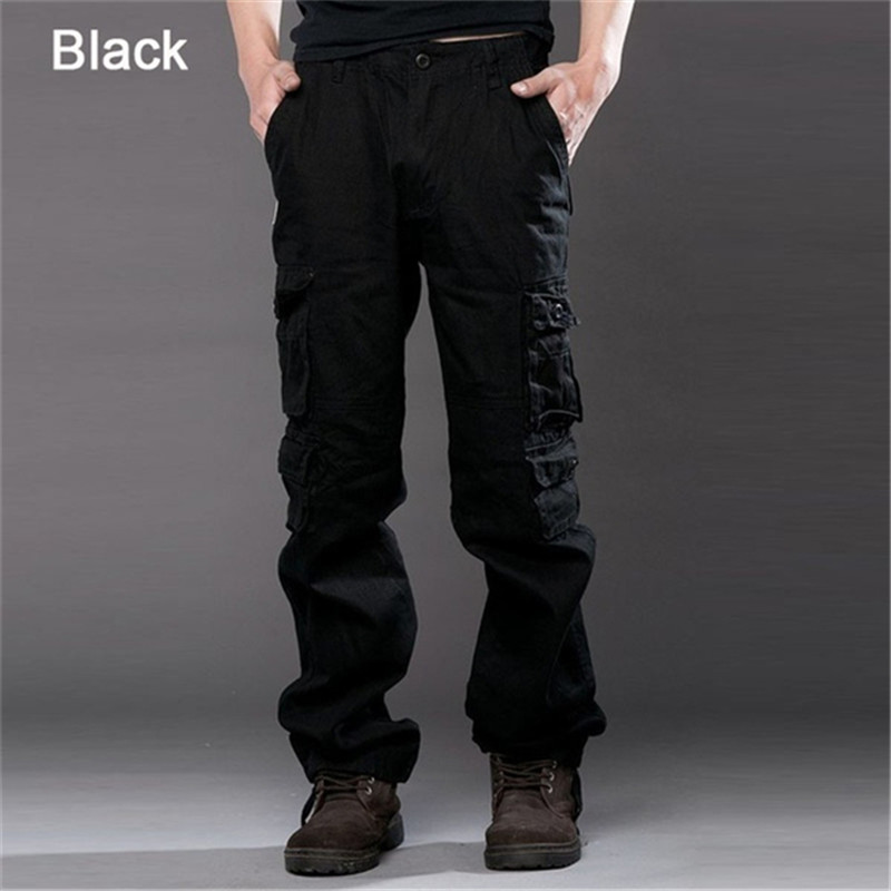 Men's Pants Autumn Pant Cargo Fashion Camouflage Trousers For Men Male Casual Long 30-38