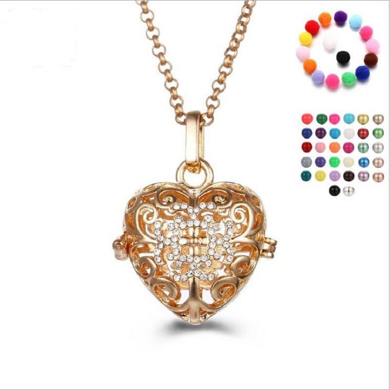 Heart shape pearl accessories Necklace Locket Essential Oil Diffuser Necklaces Hollow out Locket Cage Pendant Necklace
Heart shape pearl accessories Necklace Locket Essential Oil Diffuser Necklaces Hollow out Locket Cage Pendant Necklace
