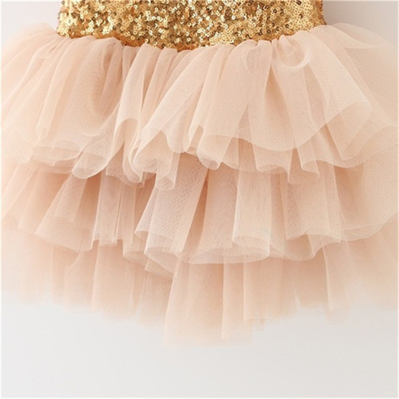 First Birthday Baby Dresses 1 2 year Infant Party Toddler Christening Gown Newborn Clothes Tutu Sequins Summer Dresses For Girls