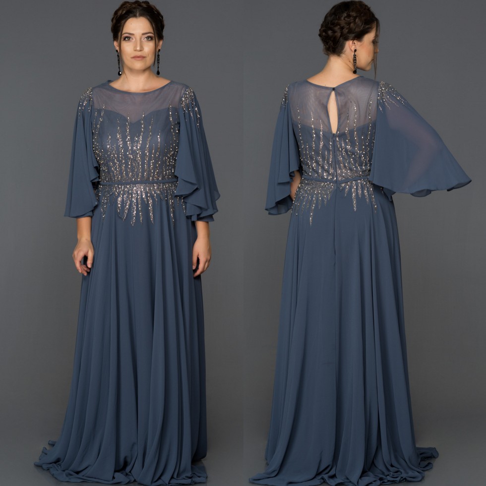 Fashion Beaded Mother Of The Bride Dresses Sheer Bateau Neck Plus Size Sequined Half Sleeves Wedding Guest Dress Floor Length Evening Gowns
Fashion Beaded Mother Of The Bride Dresses Sheer Bateau Neck Plus Size Sequined Half Sleeves Wedding Guest Dress Floor Length Evening Gowns