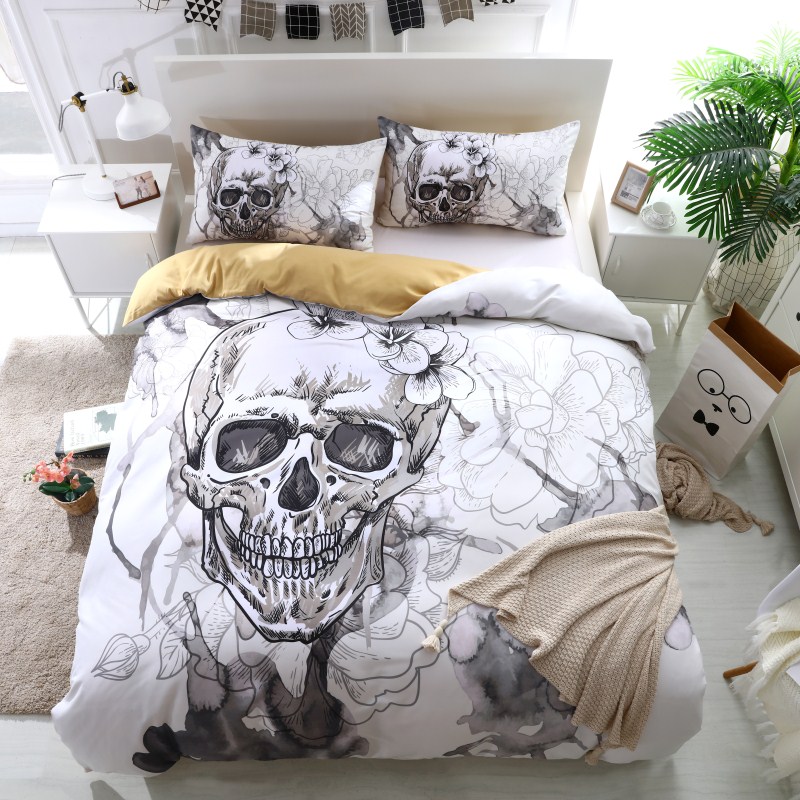 3d Flowers Skull Duvet Cover With Pillowcases Sugar Skull Bedding Set Au Queen King Size Flower Soft Bed Covers
3d Flowers Skull Duvet Cover With Pillowcases Sugar Skull Bedding Set Au Queen King Size Flower Soft Bed Covers