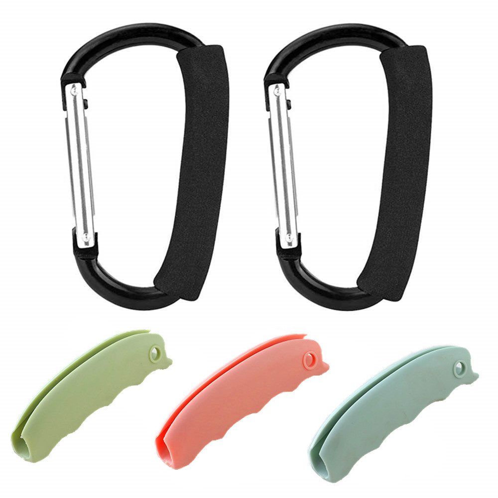 Grocery Bag Holder Shopping Bag Handle Carry Hook Aluminium Large Snap Hook Hanger with Soft Grip, 5 Pack
Grocery Bag Holder Shopping Bag Handle Carry Hook Aluminium Large Snap Hook Hanger with Soft Grip, 5 Pack
