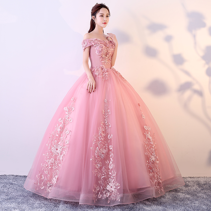 2018 New Arrival Boat Neck Beautiful and Comfortable Eveninng Dress with vivid flowers for Show Wedding Party and Portrait photo, Pink
2018 New Arrival Boat Neck Beautiful and Comfortable Eveninng Dress with vivid flowers for Show Wedding Party and Portrait photo, Pink