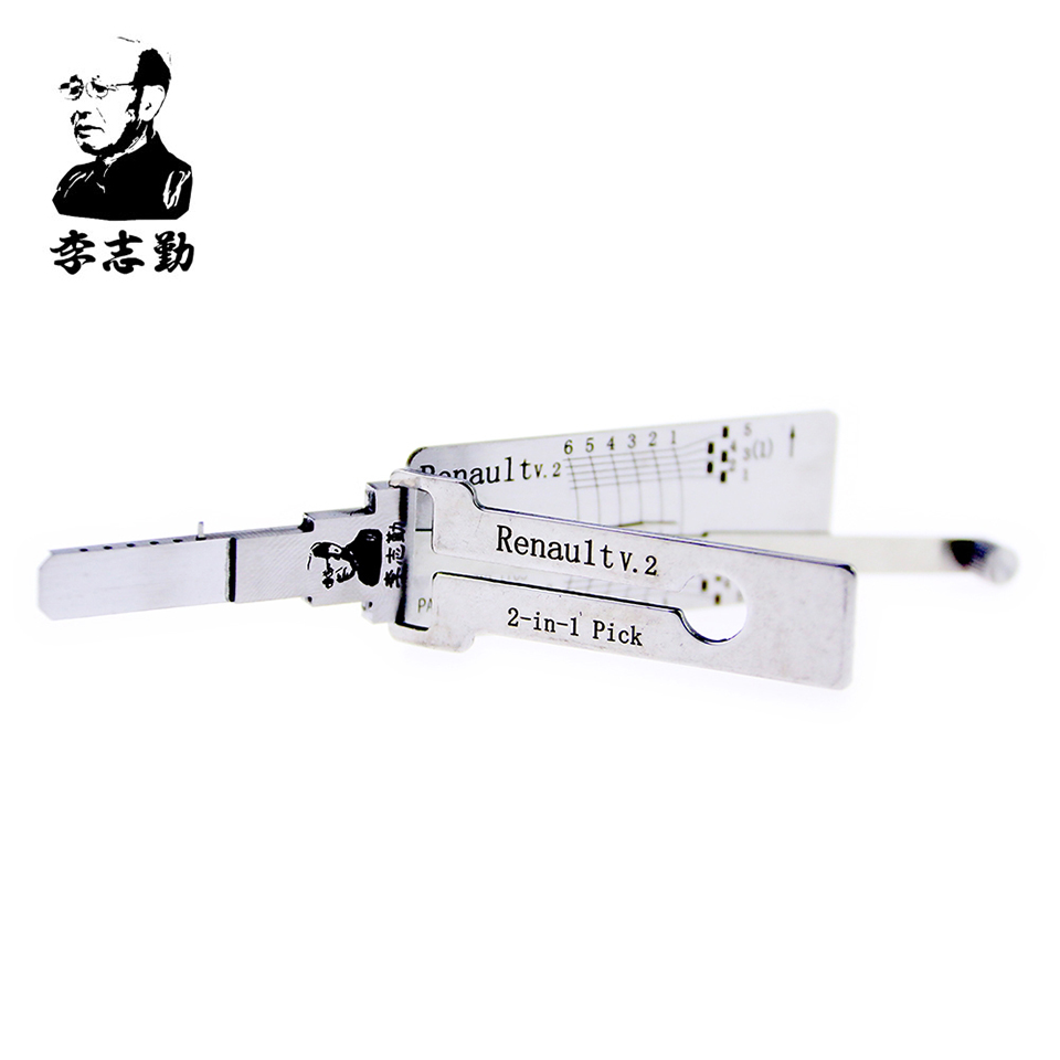 Mr. Li's Original Lishi Renault V.2 2in1 Decoder and Pick - Best Automotive Locks Unlock Tools on the Market
Mr. Li's Original Lishi Renault V.2 2in1 Decoder and Pick - Best Automotive Locks Unlock Tools on the Market