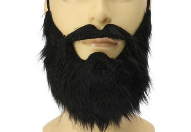 Fancy Dress Fake Beards Halloween Costume Party Black