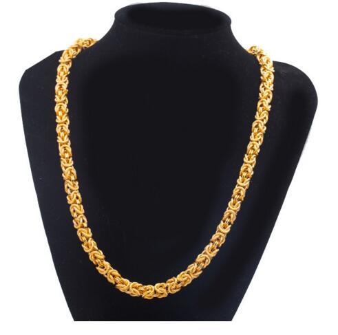 Dragon pattern dragon gown necklace Explosion models Vietnam sand gold jewelry Men domineering copper gold plated chain, Silver
Dragon pattern dragon gown necklace Explosion models Vietnam sand gold jewelry Men domineering copper gold plated chain, Silver