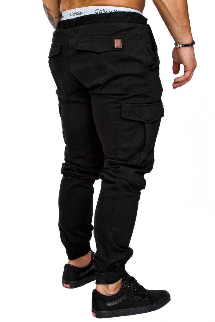 Mens Work Pants Comfort Cotton Soft Tactical Army Cargo Combat Casual Multi-Pocket Duty Fitness Bodybuilding Trousers