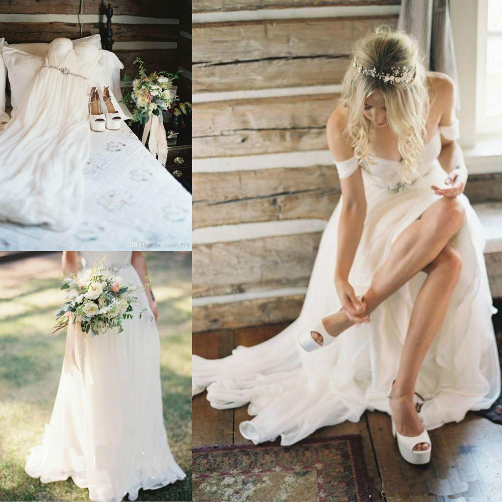 Boho Beach Wedding Dresses High Quality A Line Off Shoulder Floor Length Long Bohemian Women Wear Bridal Party Gowns, Silver
Boho Beach Wedding Dresses High Quality A Line Off Shoulder Floor Length Long Bohemian Women Wear Bridal Party Gowns, Silver